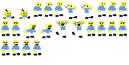 Old Spritesheet. (Man)
