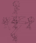 "Sonic Pose Sketches (MochaDrawss)"