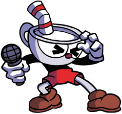 FNF CUPHEAD INDIE CROSS NIGHTMARE Cuphead remaster art - Cuphead - Pin