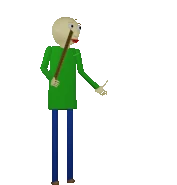 Baldi's line during FNF Baldi