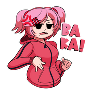 Natsuki saying Baka