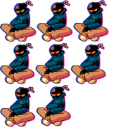 Title screen sprite sheet