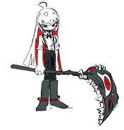 A young Nikusa with a scythe. Link