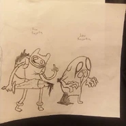 Redesignadventuretime.jpg (31 KB) Sketch of Finn and Jake's upcoming redesign