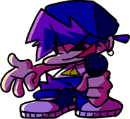 Static dark right pose