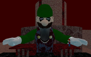 SMD Luigi's original appearance.