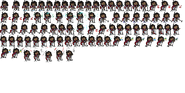 Sunday with guitar sprite sheet.