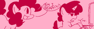 The menu background for Pinkie's week (Old).