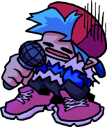 WeegModBFWeek2UpMissNoteStatic.png (67 KB) Boyfriend Week 2 static up miss pose