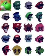 Icon sets used for Act 4 in All-Stars
