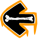 Left Orange Bone Note