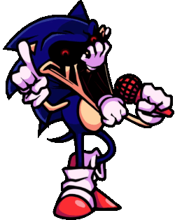 I found this unused sonic.exe phase 2 down pose