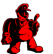 "Whats the matter boy...? Don't you recognize your own GIRLFRIEND?"