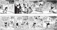 Two comic strips from Mr. Slicker and the Egg Robbers. Serving as the inspiration for the opening cutscene.