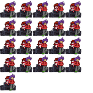 Sly sprites during the song Slyception