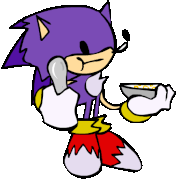 An idle showing off the official Sunky D-Side design, instead using Sonic's D-Side design.