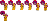 Ronald McDonald in the menu sprite sheet