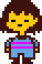 Frisk's original appearance.