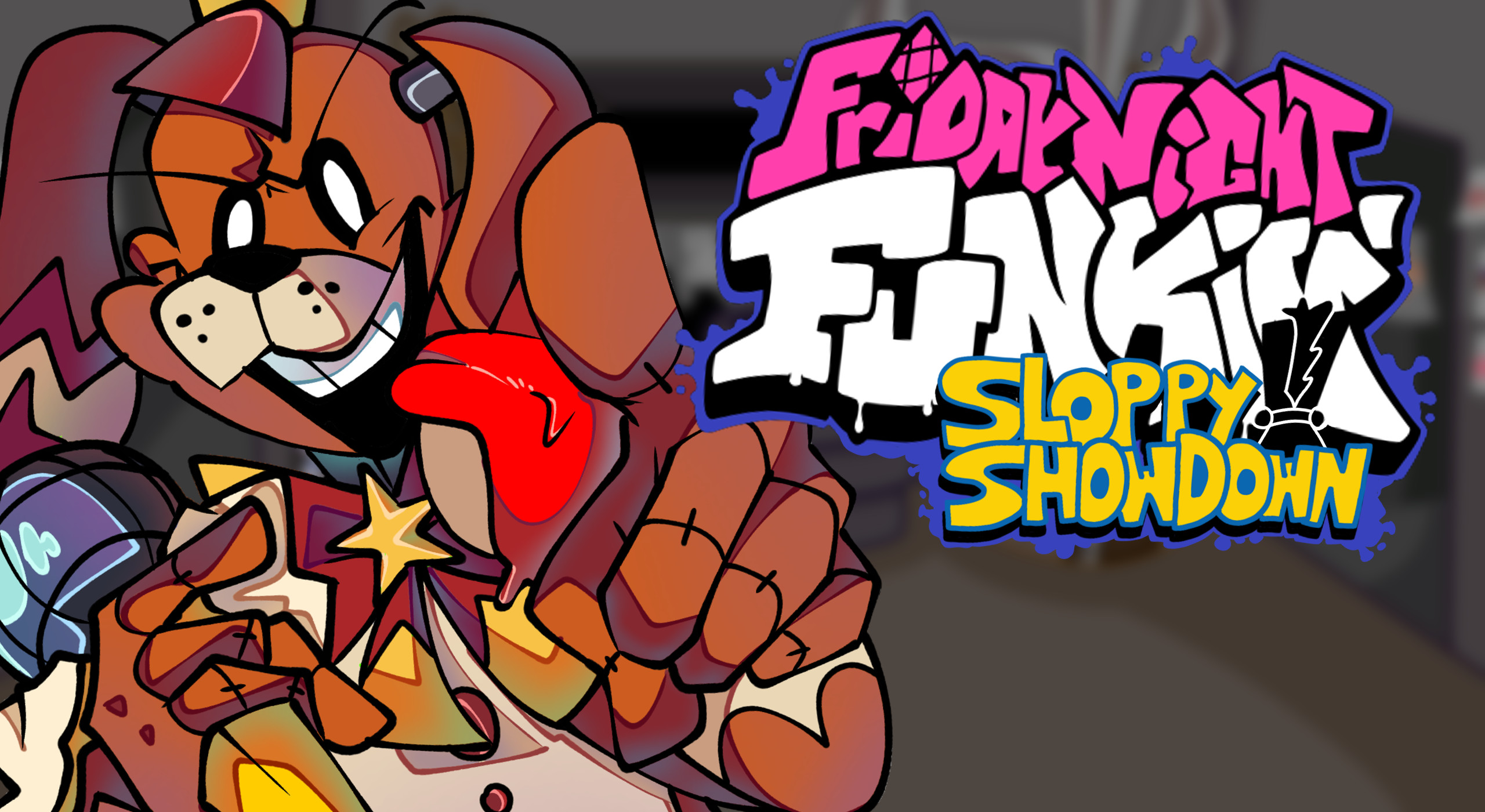 FNF VS Fleegle HAUNTED ANIMATRONIC! [ The Banana Splits ] [hard