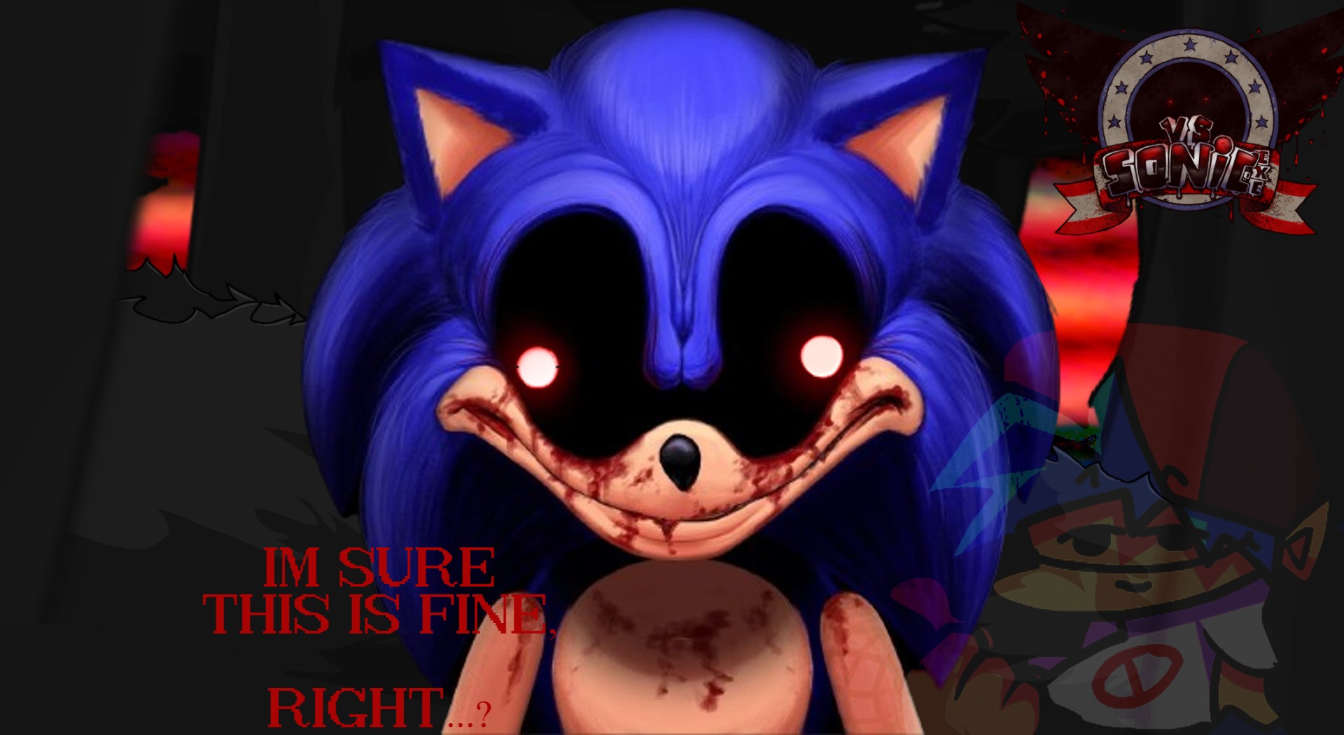 FNF Corruption Takeover Vs Sonic.EXE Majin Sonic Project by Windy