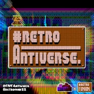 Poster Announcing Collab between Retro Funkin and Antiverse