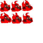 Hellclown down sprite sheet.