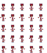 Alpha's spritesheet, without desk.