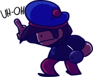 Static down miss pose