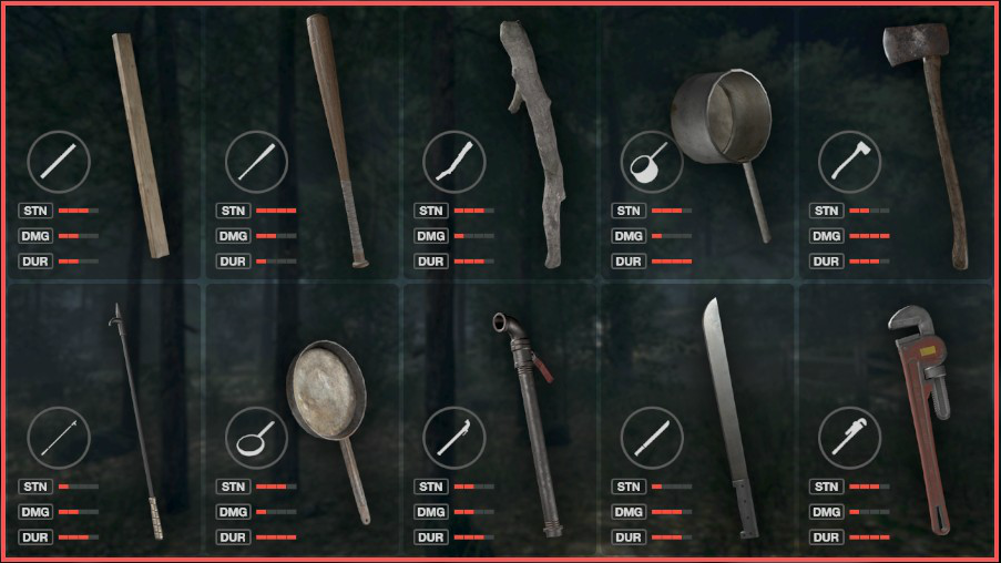 Weapons - Friday the 13th: The Game Wiki