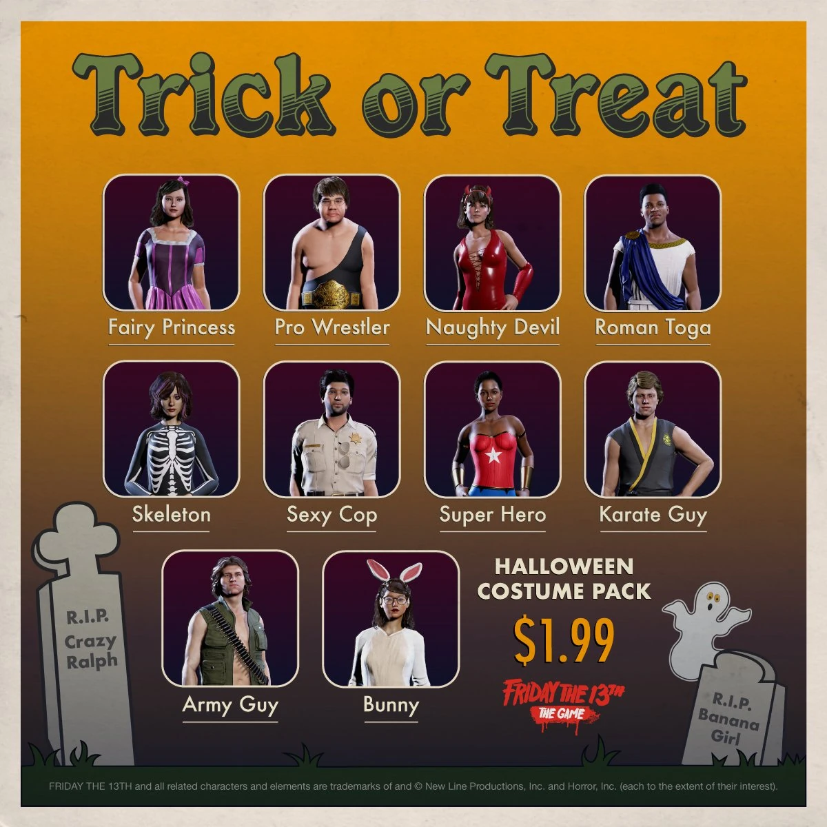 Halloween Clothing Pack | Friday the 13th Game Wiki | Fandom