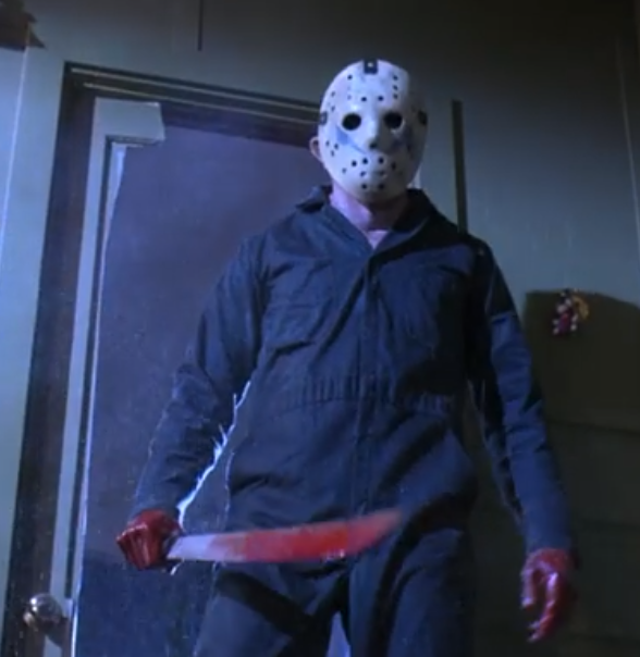 Jason Friday 13th 5 LIGHT BLUE Replica Hockey MASK HALLOWEEN Horror Movie  Prop