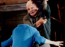 Chris's death in the alternate ending.