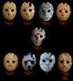 Jason's hockey masks