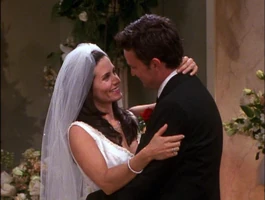 With Monica and Chandler's Wedding