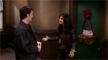 Friends - Chandler makes Monica give up her workout on Make a GIF