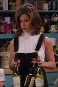 Rachel in overalls
