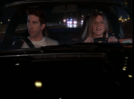 Ross & Rachel in the Car (7x22)