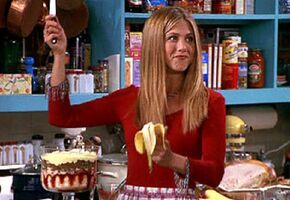 Rachel & her trifle, one of my favorite episodes