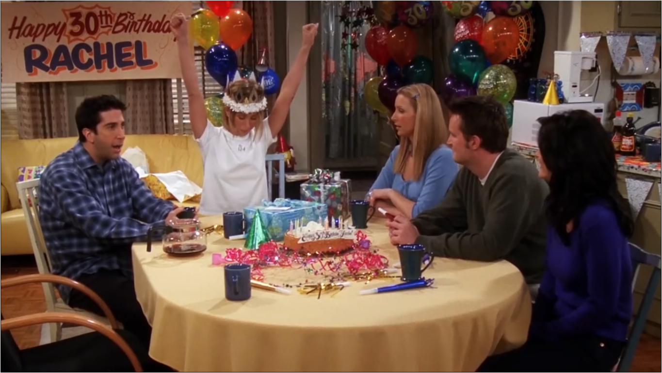 The One Where They All Turn Thirty Friends Central Fandom