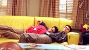 Joey and Ross napping together