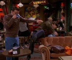 Joey Shoves Ross!