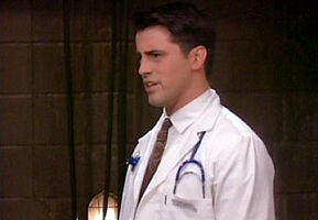 Joey as Dr. Drake Ramoray.