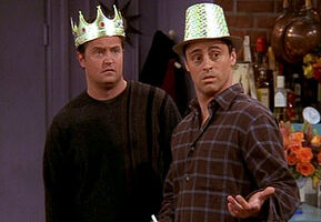 Joey and Chandler in "The One With The Stripper".