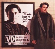 Joey's VD poster from "The One Where Underdog Gets Away".