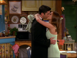 Ross and Rachel Kiss (3x02