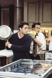 Joey and Chandler