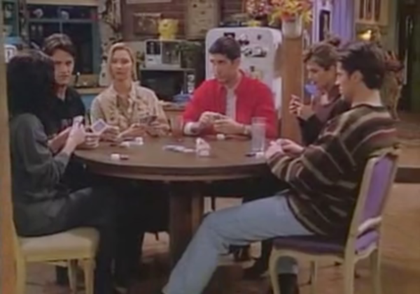 The One With All The Poker, Friends Central