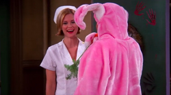 Wish I had the pink bunny outfit, RIP Chandler Bing 💕 : r/finch