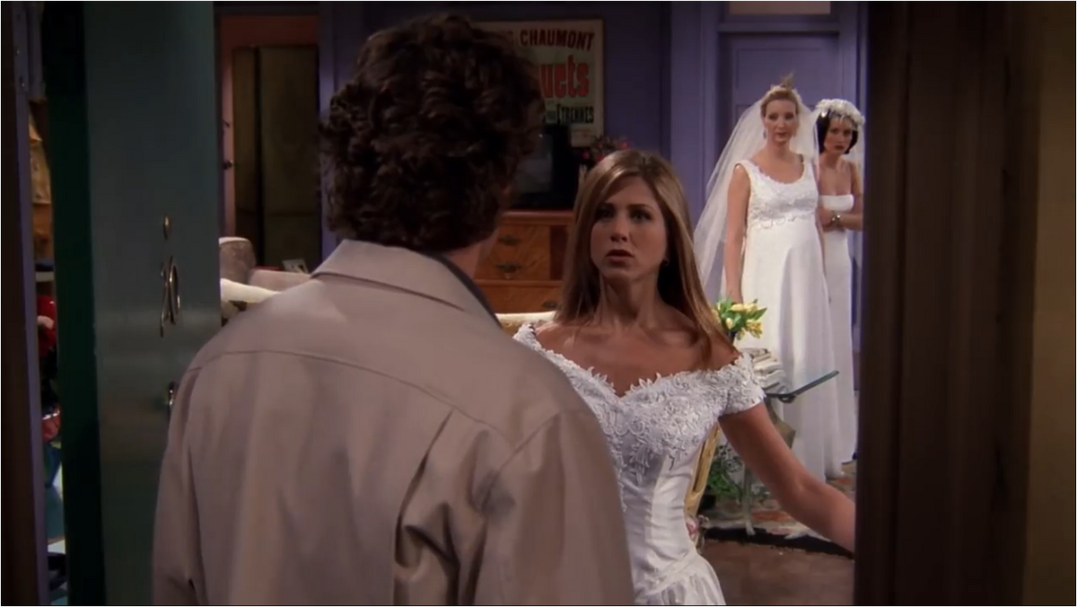 Which wedding dress from the show Friends was the best? - Quora