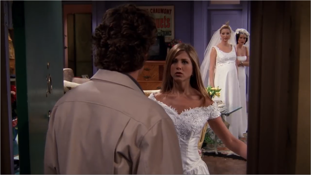 The One With All The Wedding Dresses, Friends Central